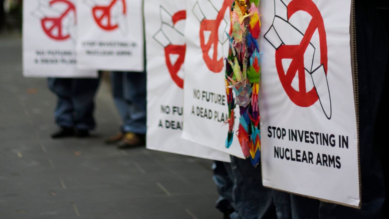 ICAN stop investing in nuclear arms