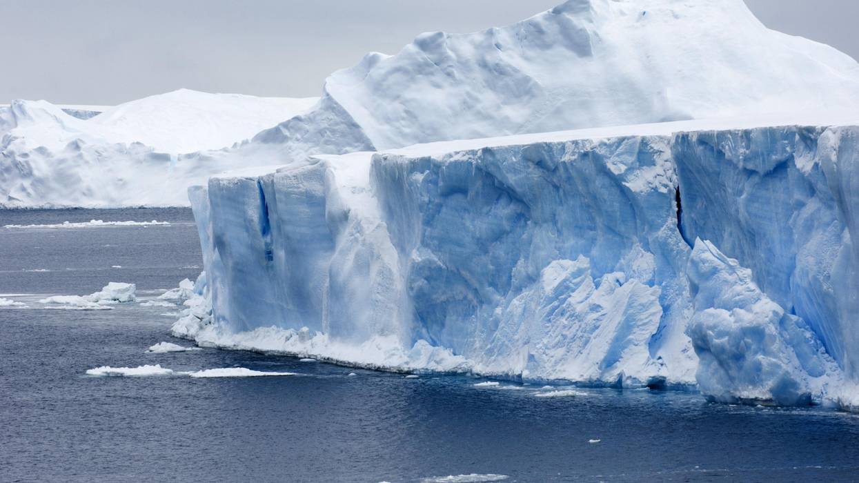 icebergs in Antarctica