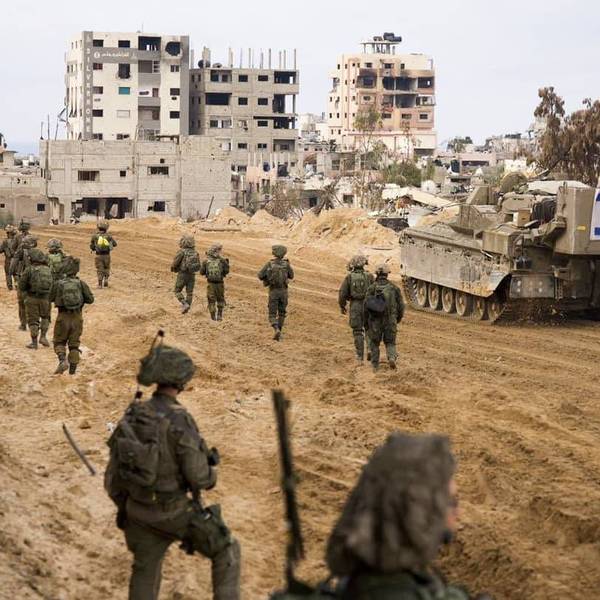 IDF troops are seen in Gaza