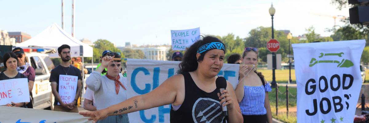 IEN protests at White House