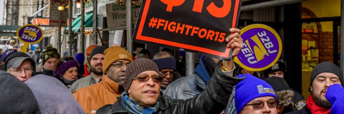 Democrats Need a Winning Message in Georgia. Bernie Sanders Says Fight for $15 Minimum Wage