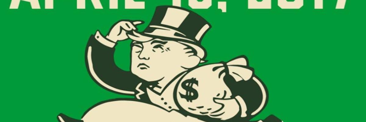 Tax Day Marchers Want to Know: What Is Trump Hiding?