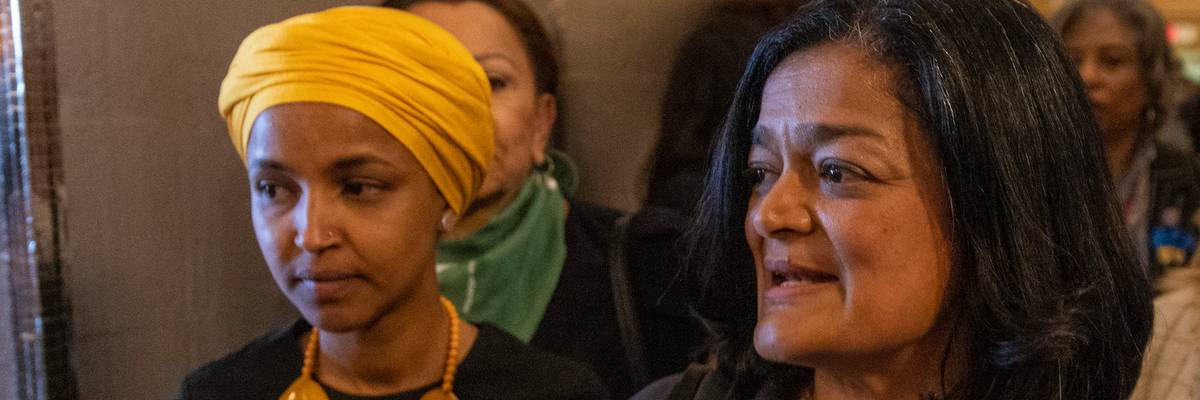 Ilhan Omar and Pramila Jayapal