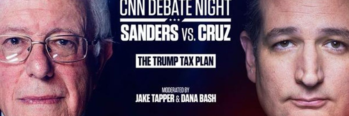 This Should Be Fun: Sanders, Cruz to Square Off Over GOP's "Morally Repugnant" Tax Plan