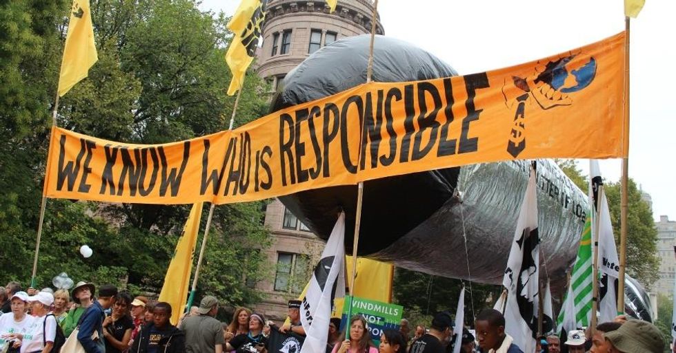 Image from the People's Climate March September 21, 2014. (Common Dreams: CC BY-SA 3.0 US)