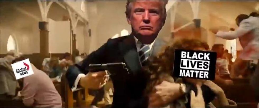 Image from Trump film parody