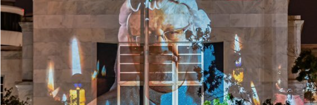 On Grim Anniversary of Khashoggi Murder, Activists Project Slain Saudi's Image From Coast to Coast