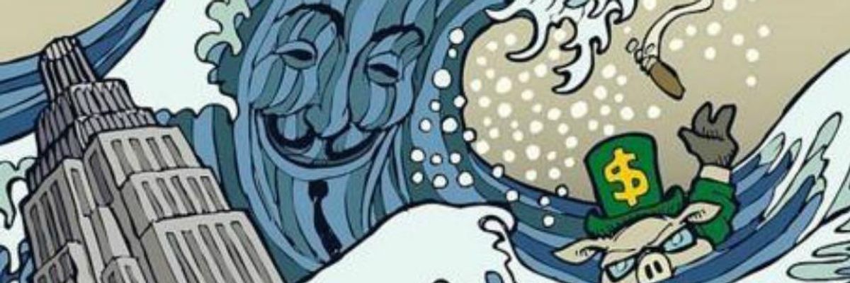 #FloodWallStreet: Protesters Stage Mass Action to Confront Climate Profiteers