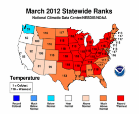 Record Warm March Temperatures Continue Record-Breaking Periods