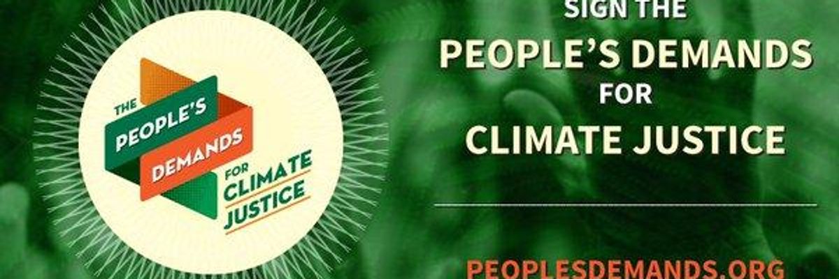 To Boot Big Polluters From COP24, Global Groundswell Backs "People's Demands for Climate Justice"