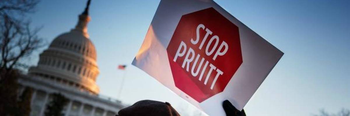 Scott Pruitt, Who Loved to Sue EPA, Just Made It Harder for Green Groups to Sue EPA