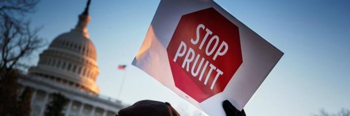 Scott Pruitt, Who Loved to Sue EPA, Just Made It Harder for Green Groups to Sue EPA