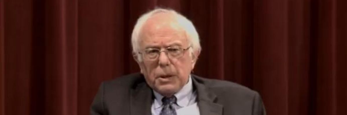 Bernie Sanders: We Need People to Stand Up to Billionaire Class, Corporate America