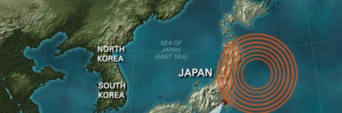 Tsunami Panic After 6.9 Magnitude Earthquake Strikes Off Fukushima Coast