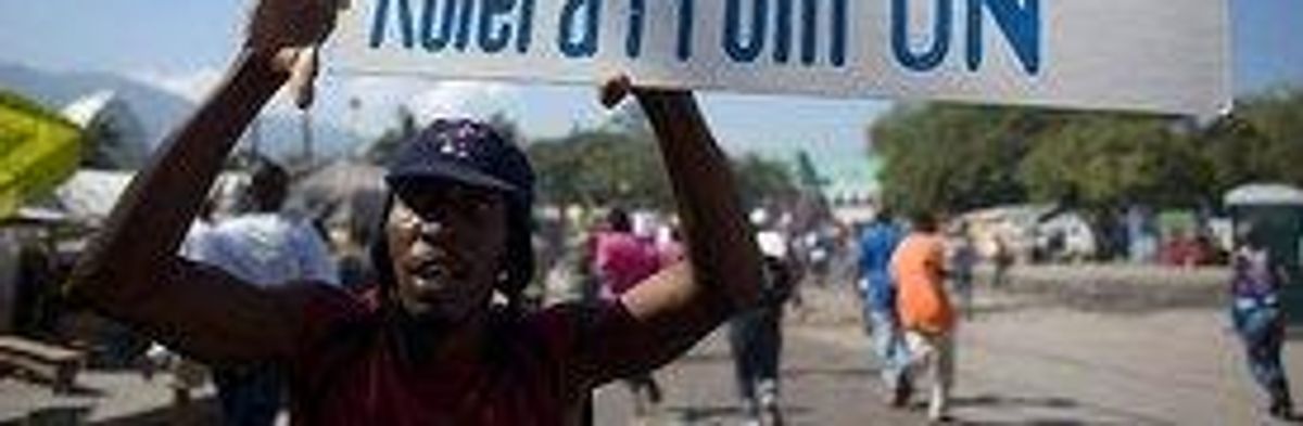 Haiti Cholera Victims Threaten to Sue UN