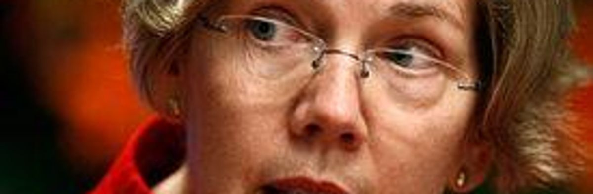 Sen. Warren Slams Regulators for Failure to Prosecute Big Banks