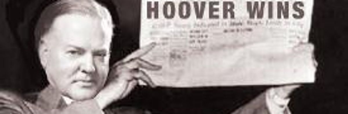 Hoover Wins! Corporate Media Spin Mid-Term Election as Victory for Austerity