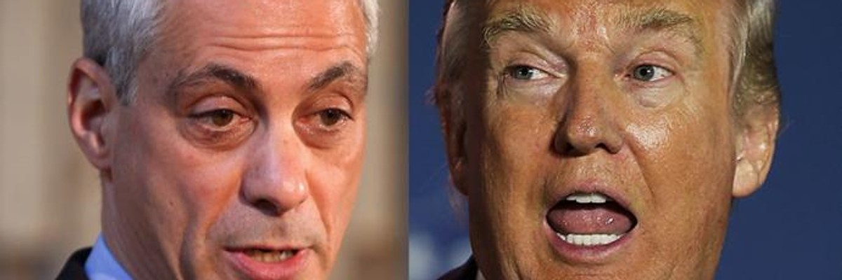 Hypocrisy: Democrats Criticize Trump but Not a Peep Against Emanuel