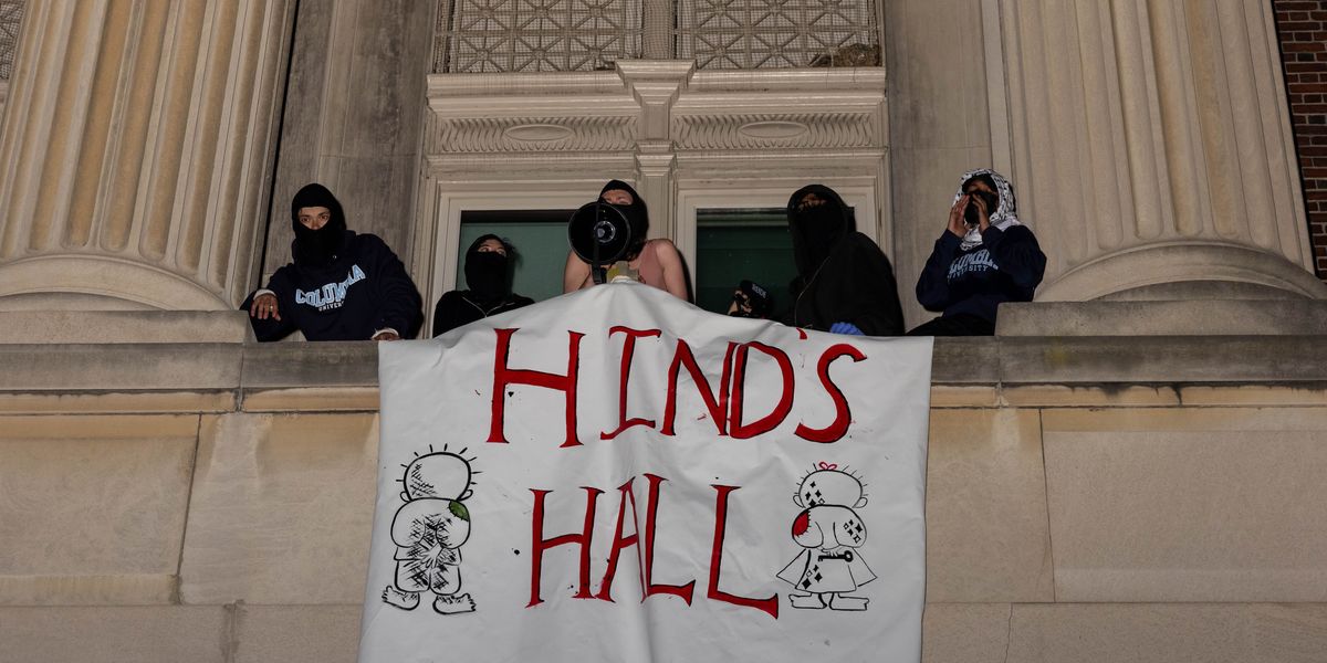 Columbia Students Occupy Hamilton Hall in Gaza Protest