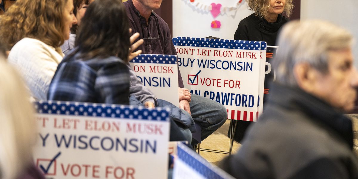 Musk Accused of ‘Bribing Wisconsin Voters’ Ahead of State Supreme Court Election | Common Dreams Musk Accused of ‘Bribing Wisconsin Voters’ Ahead of State Supreme Court Election | Common Dreams