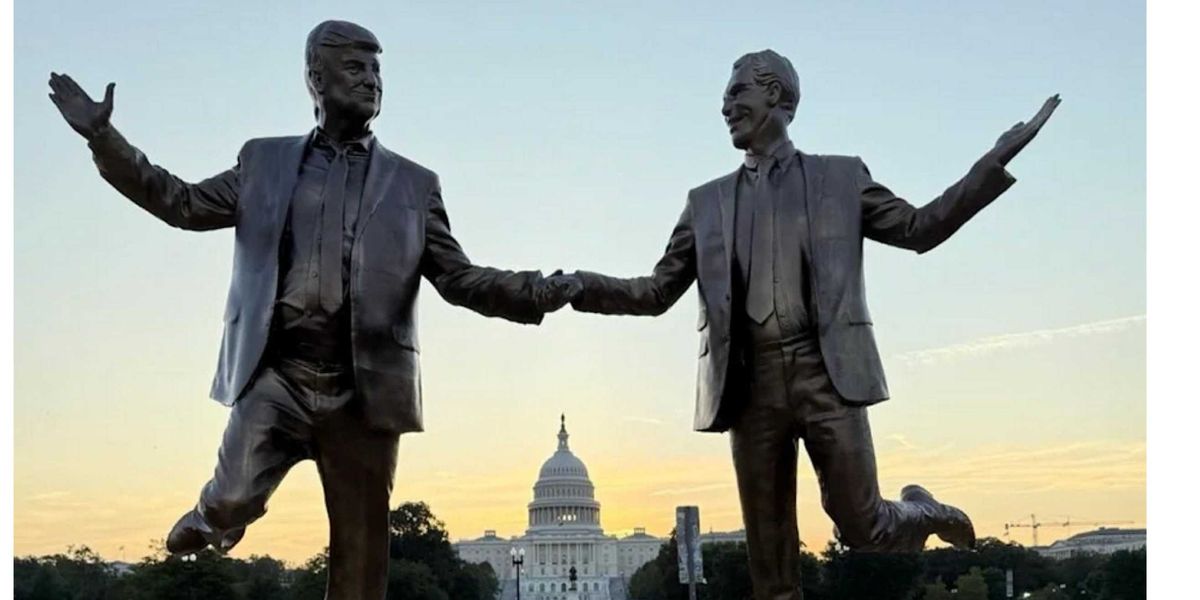 Trump Promised to Drain the Swamp—Turns Out He's Best Friends With the Swamp Monster