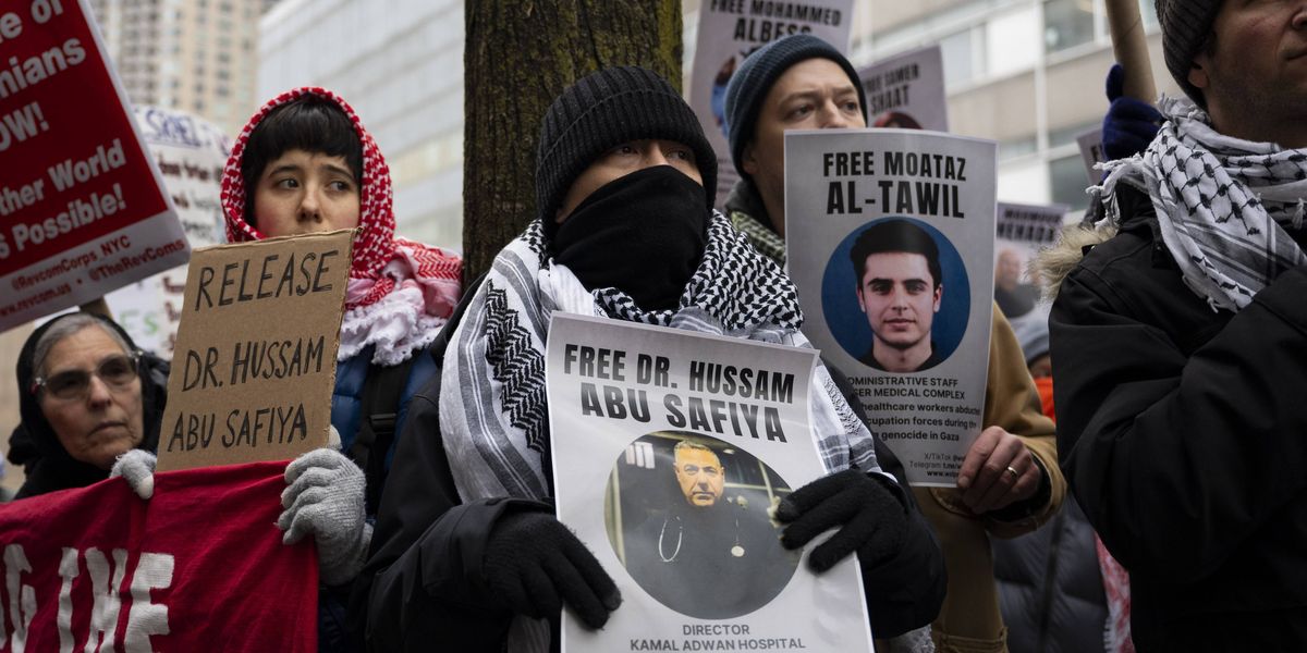 ‘Free Them All’: One Year After Dr. Abu Safiya Abducted, Israel Urged to Release Gaza Health Workers ‘Free Them All’: One Year After Dr. Abu Safiya Abducted, Israel Urged to Release Gaza Health Workers