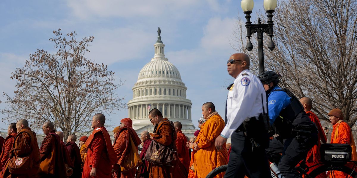 डीसी में भिक्षुओं बनाम युद्ध अपराधी नेतन्याहू द्वारा ‘वॉक फॉर पीस’ | सामान्य सपने