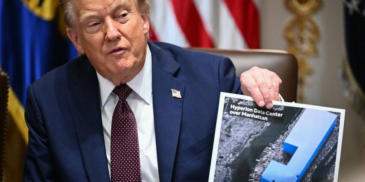 Trump Says Better Industry Propaganda Needed to Make Americans Embrace Widely Unpopular Data Centers