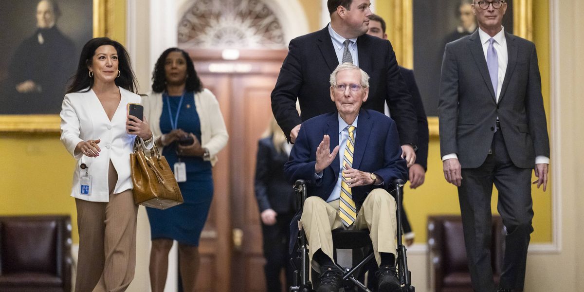 Mitch McConnell Returns to Senate Following Three-Month Absence