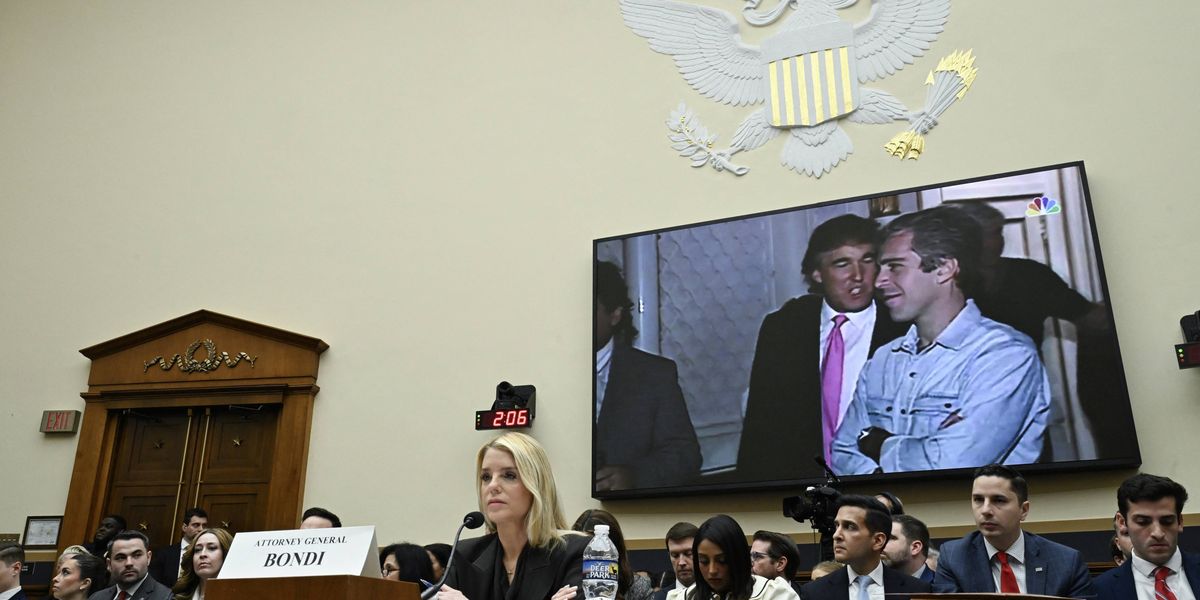 US President Donald Trump and Jeffrey Epstein