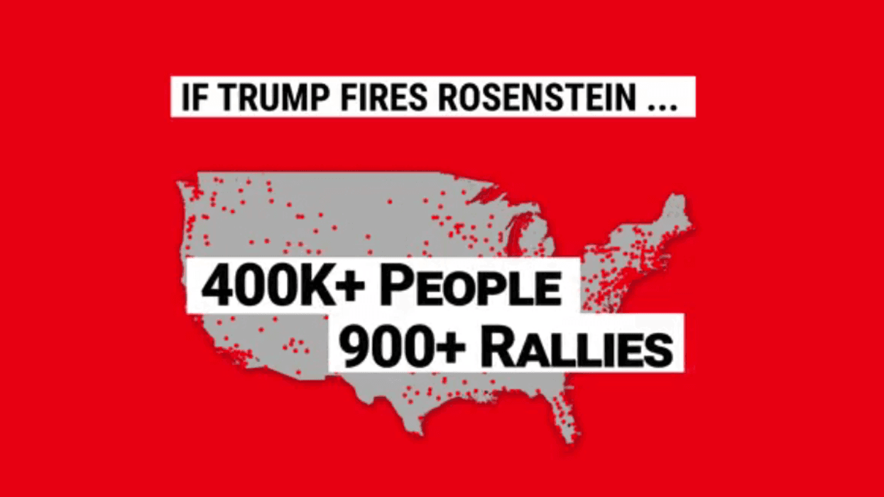 If Trump Fires Rosenstein... Here's the Rapid Response Plan to Flood the Nation's Streets