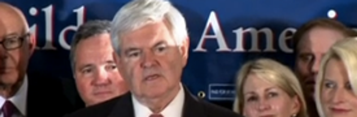 Romney, Gingrich Continue Battle for GOP Party Nomination