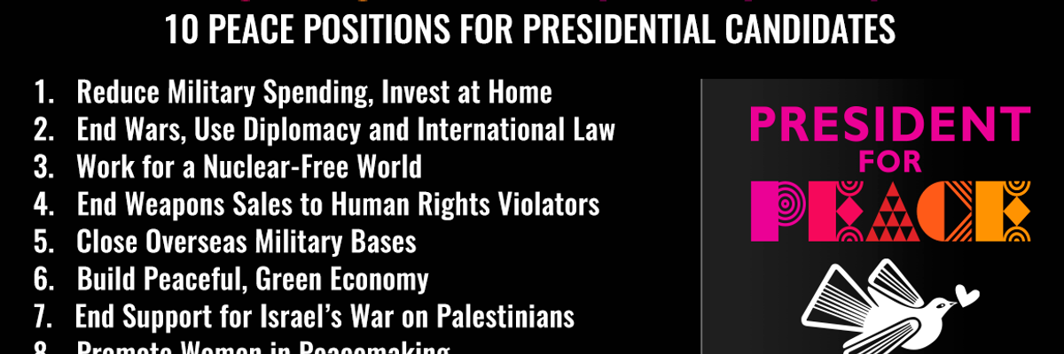 War and Peace and the 2020 Presidential Candidates