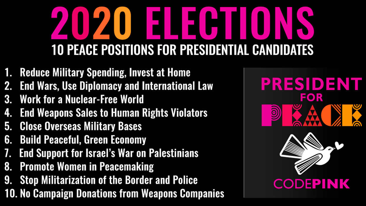 War and Peace and the 2020 Presidential Candidates