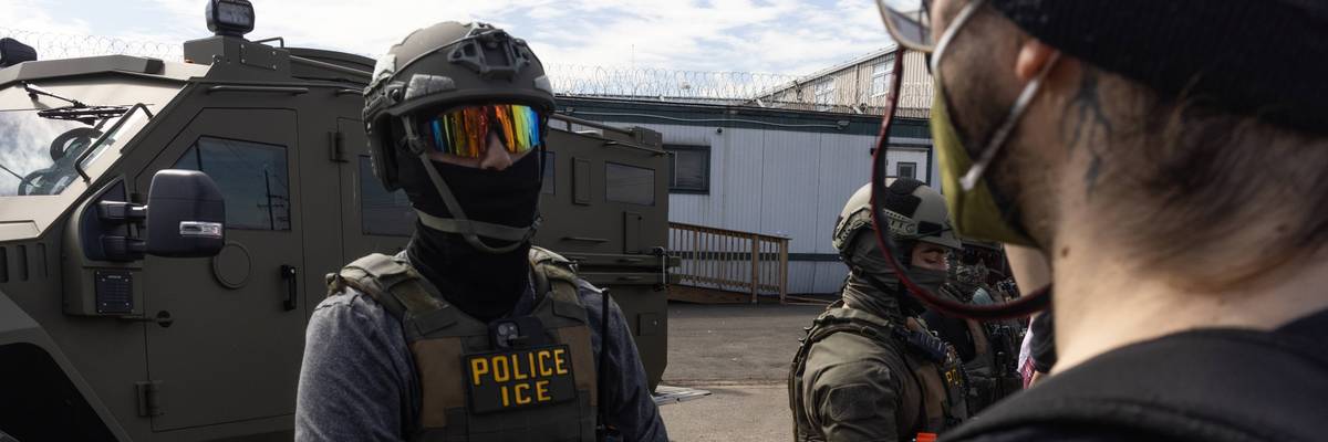 Immigration and Customs Enforcement agents