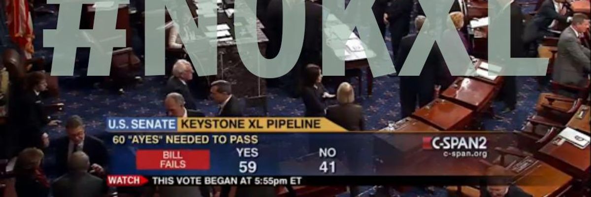 'Nay!': US Senate Fails in Attempt to Force Approval of Keystone XL Pipeline