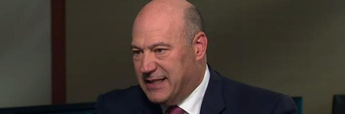 Big CEOs Are 'Most Excited' About Trump-GOP Tax Cuts, Brags Gary Cohn