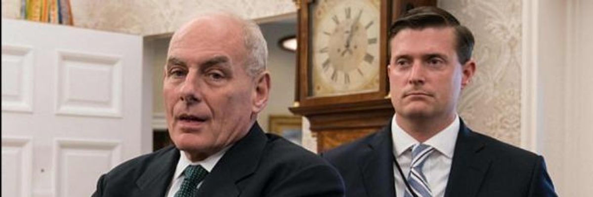 Kelly Telling Aides to Lie That He Took 'Immediate' Action to Fire Accused Wife Abuser: Report
