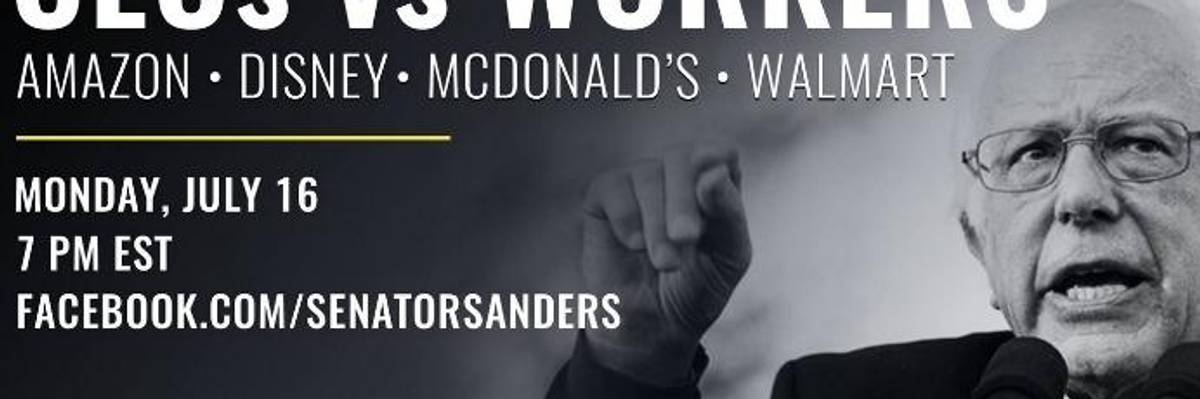 With Town Hall Invite, Sanders Dares Top CEOs to 'Have the Guts' to Face Their Struggling Workers