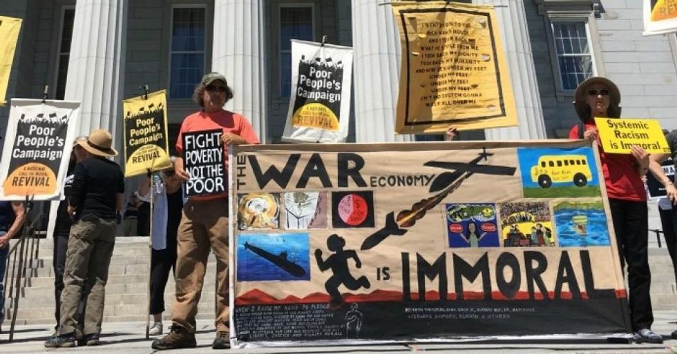 In its demands unveiled last month, the Poor People's Campaign called for