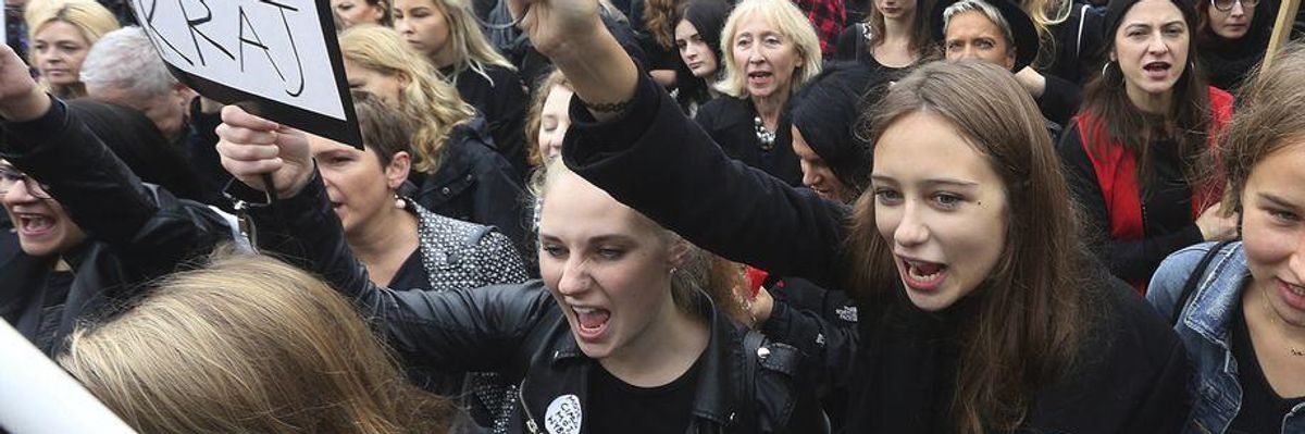Massive Uprising by Polish Women Just Forced Right-Wing Government to Drop Abortion Ban