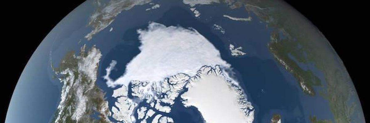 'Another Alarm Bell in the Climate Emergency' as Arctic Sea Ice Shrinks to Second Lowest Extent on Record