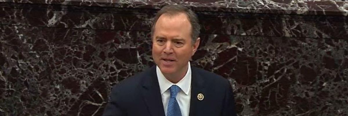 'If Truth Doesn't Matter, We're Lost': Watch Rep. Adam Schiff's 9-Minute Closing Argument on Why Senate Must Remove Trump