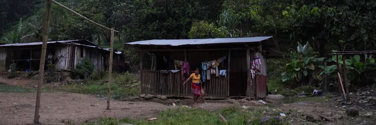 Indigenous Colombians return to ancestral lands.