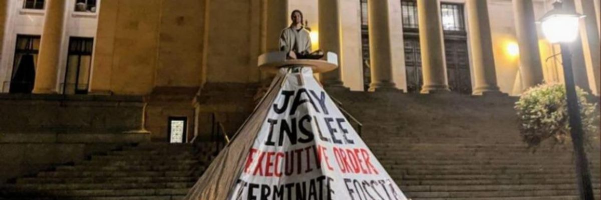 After Climate-Focused 2020 Bid, Inslee Faces Indigenous Campaigners' Demand to End All Fossil Fuel Projects in Washington