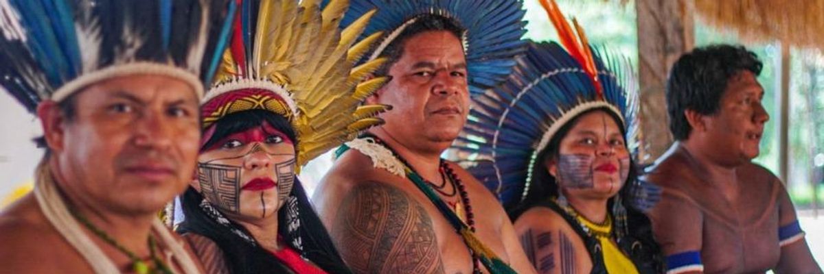 Indigenous People in Brazil Vow to Defeat Bolsonaro After "Perverse" Attack Claiming Tribes Are Still "Evolving" Into Human Beings