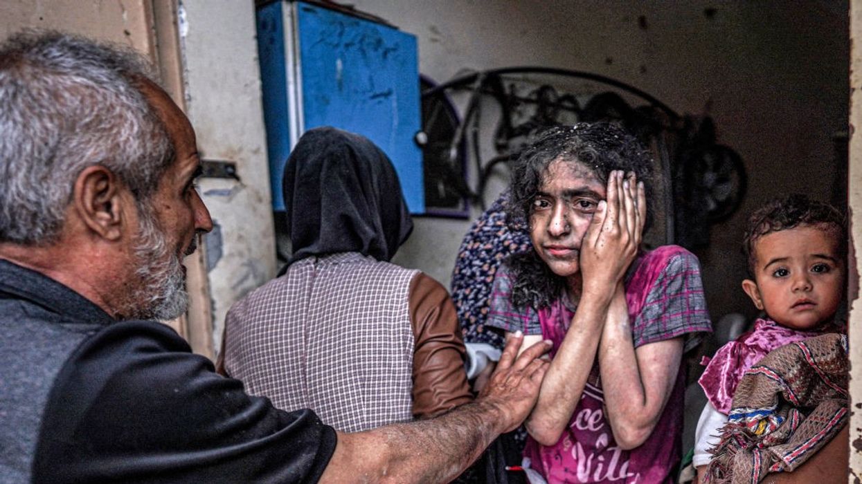 Injured and traumatized Palestinian children