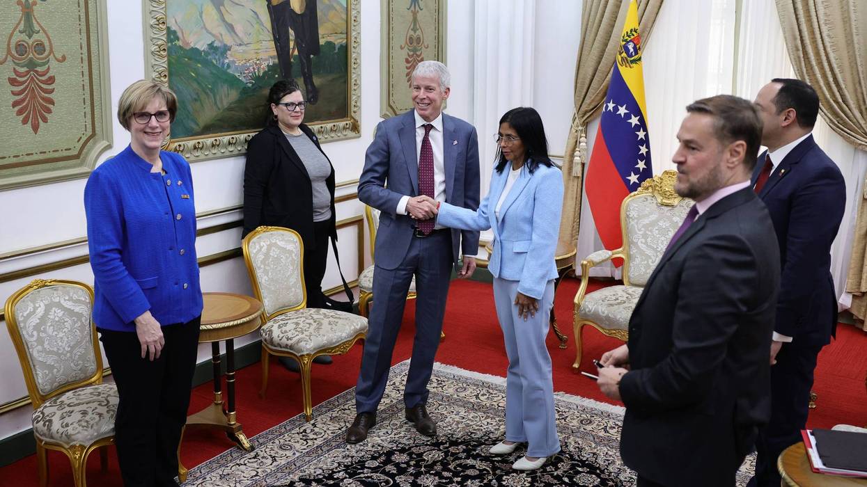 Interim President Delcy Rodríguez of Venezuela Meets With U.S. Energy Secretary Chris Wright