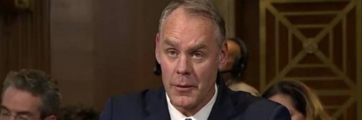 'Just Another Totally Normal Day' in Trump's Swamp as Interior Secretary Zinke Referred to DOJ by His Own Agency's Inspector General