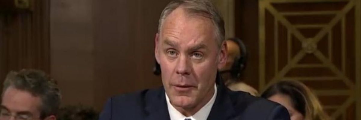 'Just Another Totally Normal Day' in Trump's Swamp as Interior Secretary Zinke Referred to DOJ by His Own Agency's Inspector General